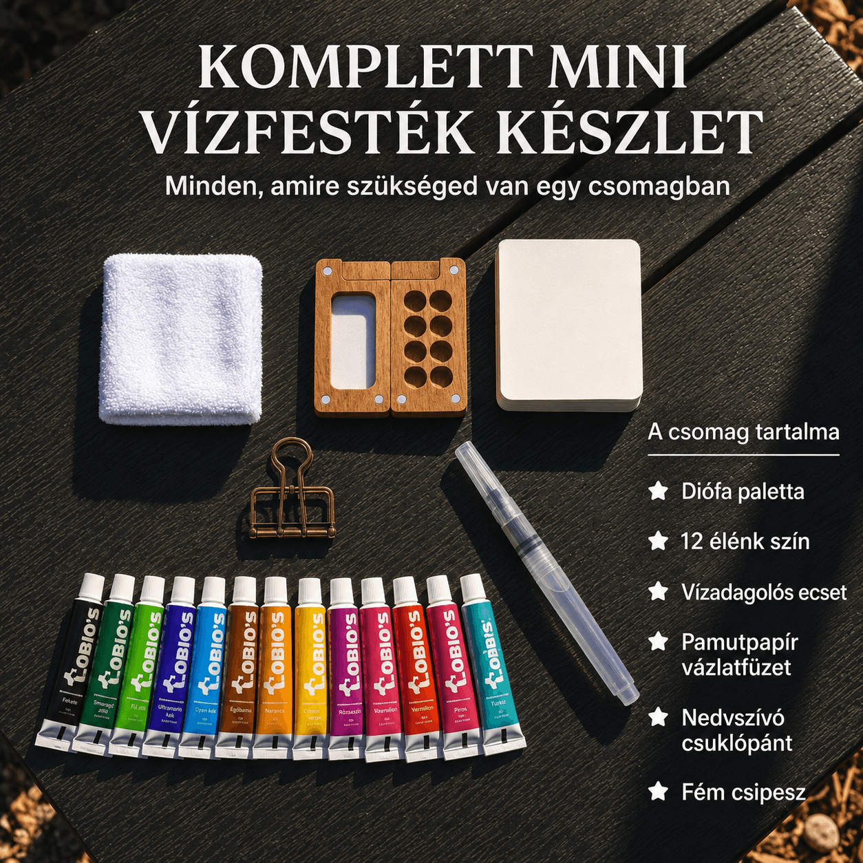 Hordozható Festőkészlet