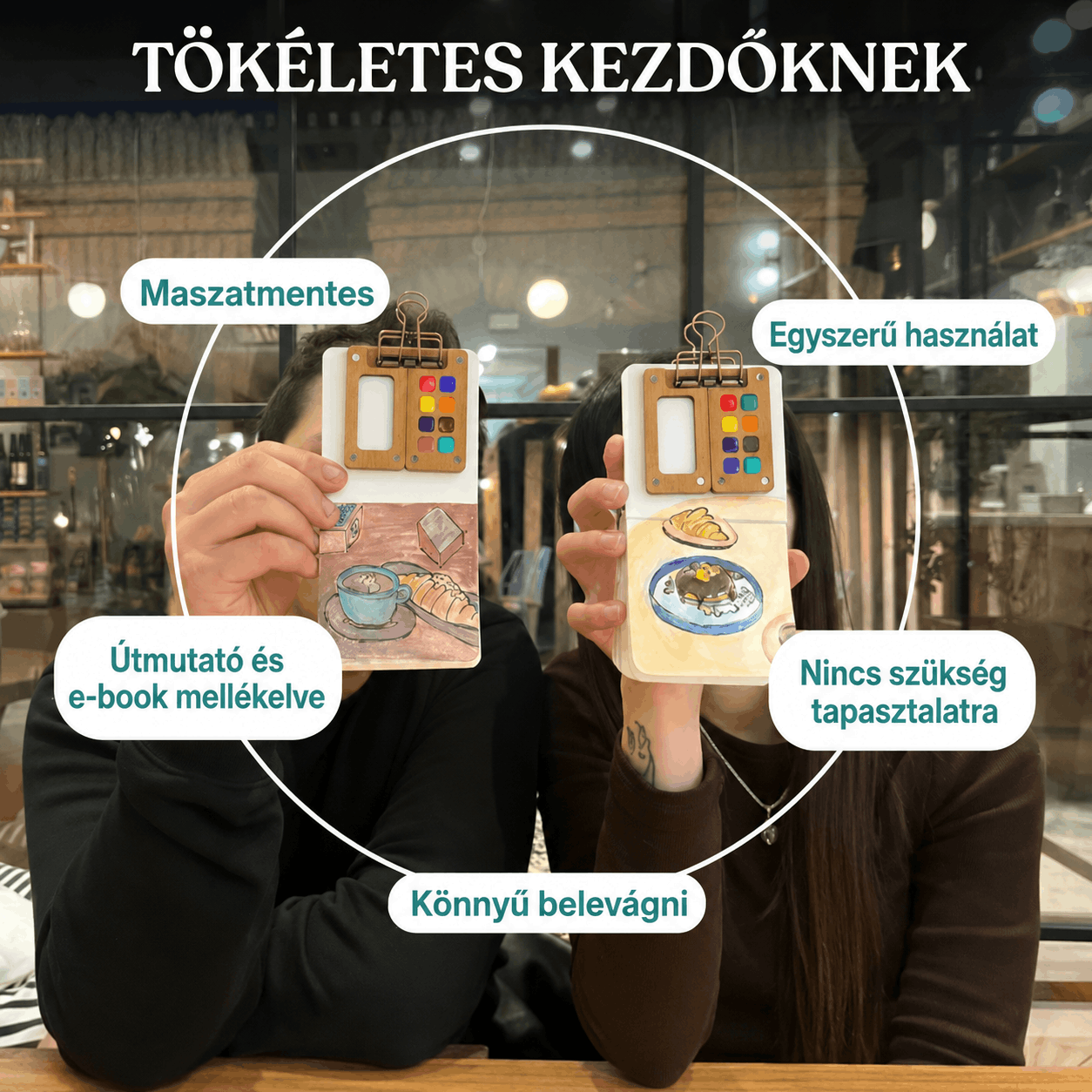 Hordozható Festőkészlet