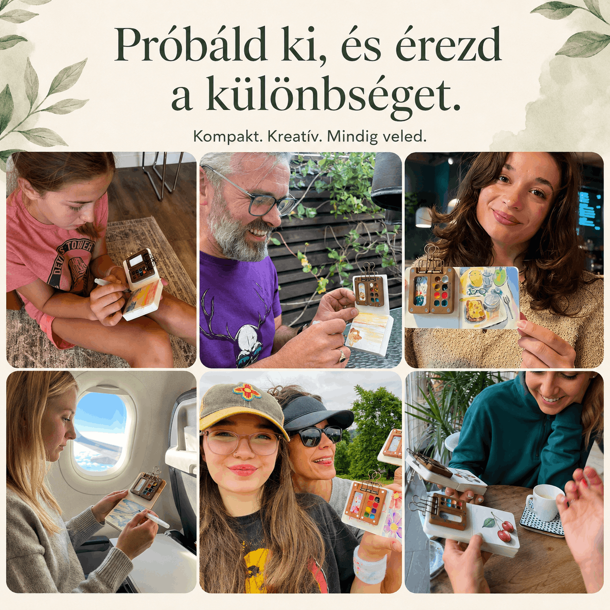 Hordozható Festőkészlet